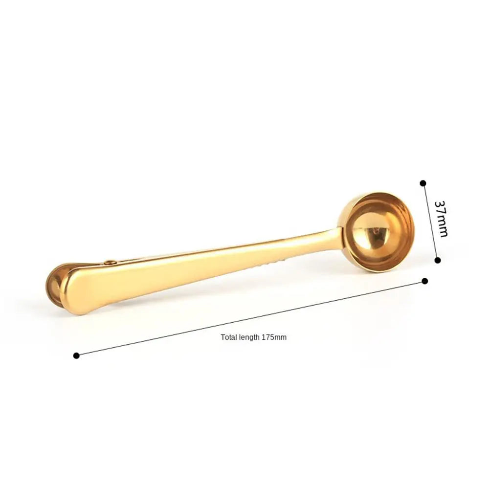 2-in-1 Coffee Measuring Scoop with Sealing Clip