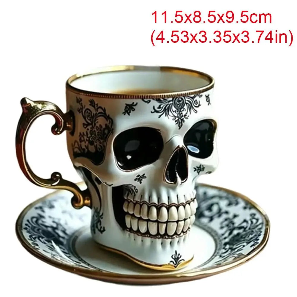 Stylish Resin Skull Coffee Mug