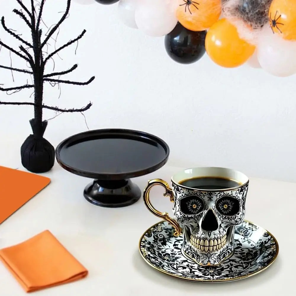 Stylish Resin Skull Coffee Mug