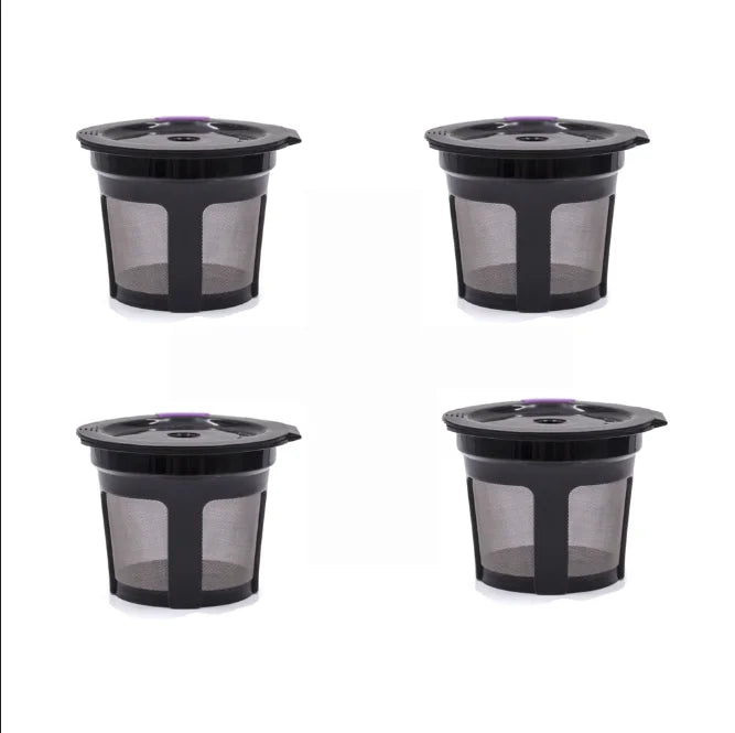 10/6/4pcs Reusable Signle Serve Cups Refillable Coffee Filters